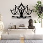 Wallity Yoga 30 Escultura de pared en Negro